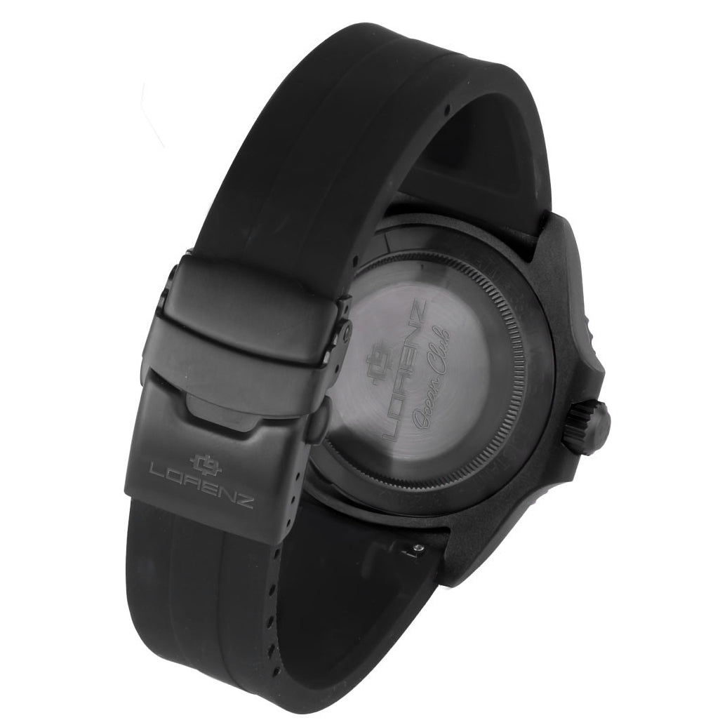 Lorenz orologio Ocean Club Green Turtle 40mm nero quarzo 030268DD