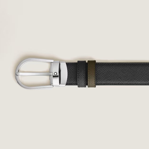 Cinturón reversible Montblanc 30 mm piel de herradura Sartorial 222141
