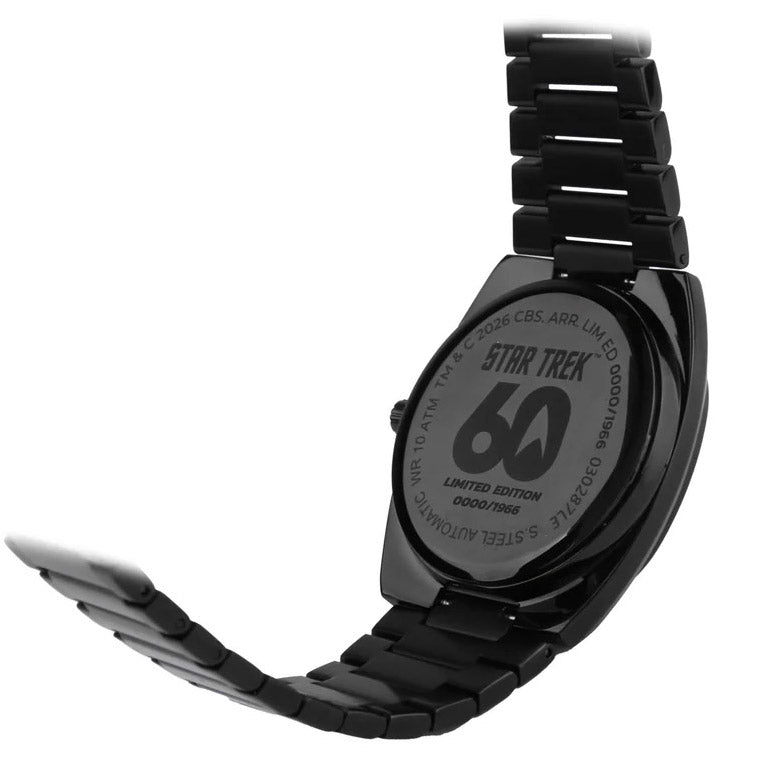 Reloj Lorenz STAR TREK Deep Space Edición Limitada 40x36 mm negro automático acero acabado PVD negro 030287LE