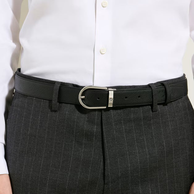 Cinturón reversible Montblanc 30 mm piel de herradura Sartorial 222139