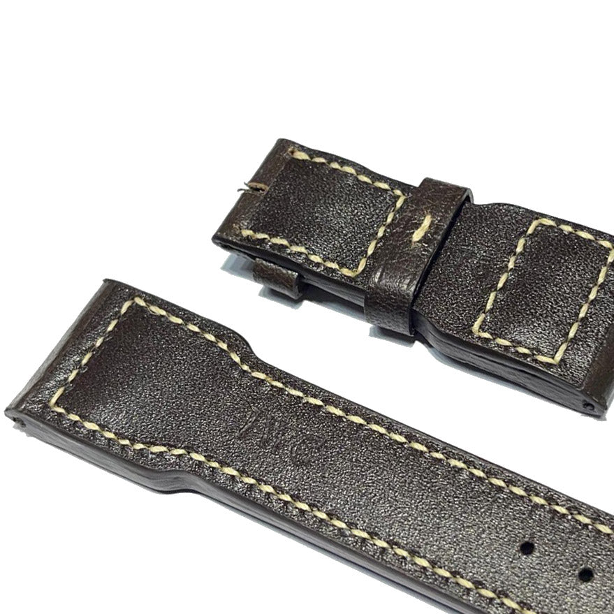 IWC Spezzoni Standard Bugano Marrone 22/18 Strap do Ardiglione Iwa05944 Buckle