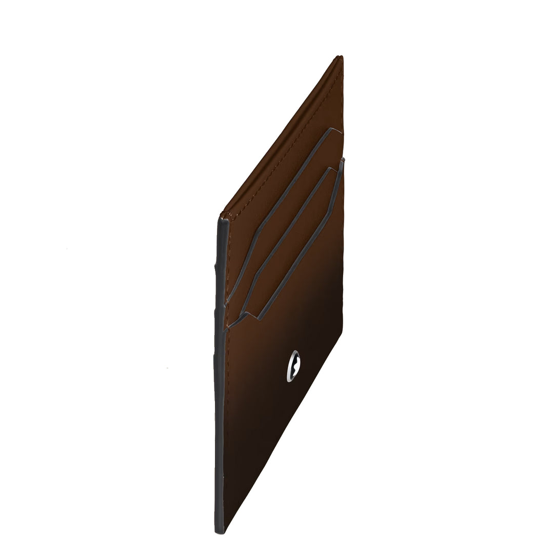 Porte-cartes Montblanc 6 compartiments Meisterstück marron ombré 220319