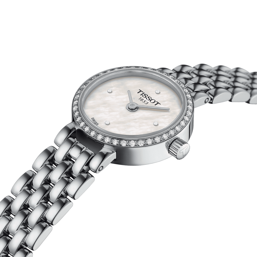 Tissot Watch Lovely Round 19.5 mm Madreperper Diamonds Acero T140,009.61.116.00