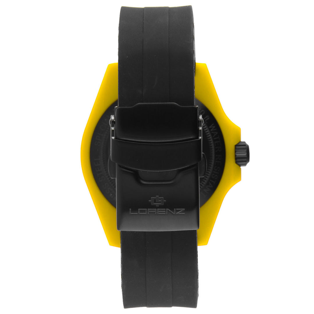 Lorenz Ocean Club Yellow Fin 40mm Reloj de cuarzo negro 030268EE