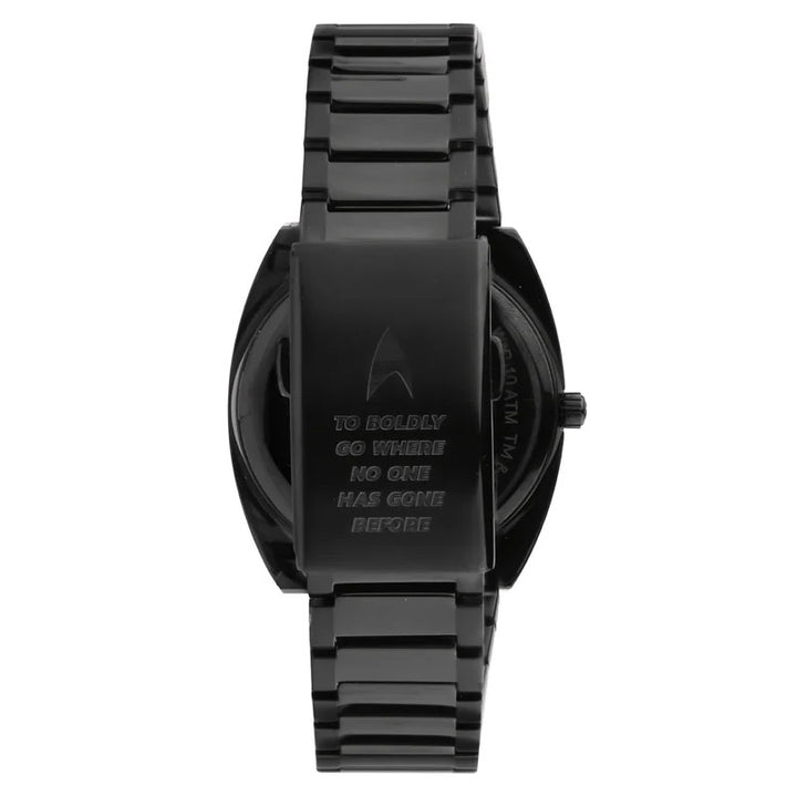 Reloj Lorenz STAR TREK Deep Space Edición Limitada 40x36 mm negro automático acero acabado PVD negro 030287LE