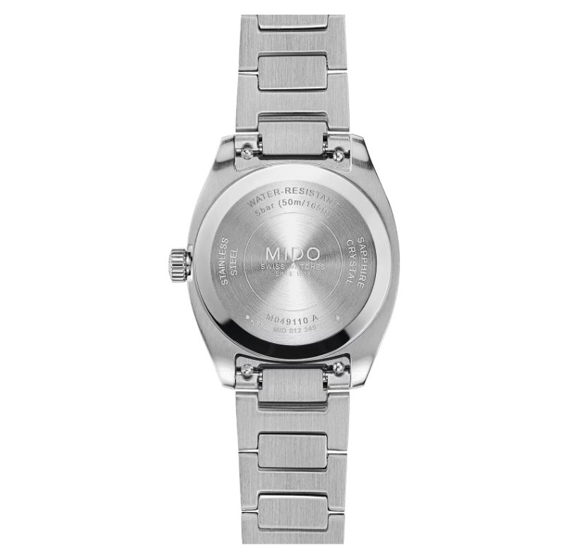 Mido orologio Multifort TV 28mm madreperla diamanti quarzo acciaio  M049.110.11.116.00