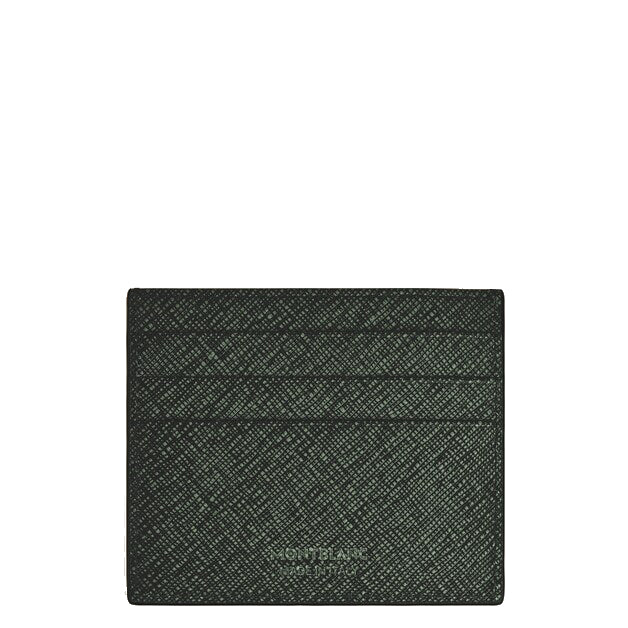 Porte-cartes Montblanc 6 poches sartorial tweed kaki 220390