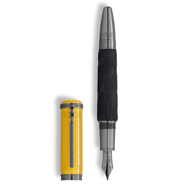 Pluma estilográfica Montblanc Grandes personajes Homenaje a Bruce Lee Edición especial punta M 133427
