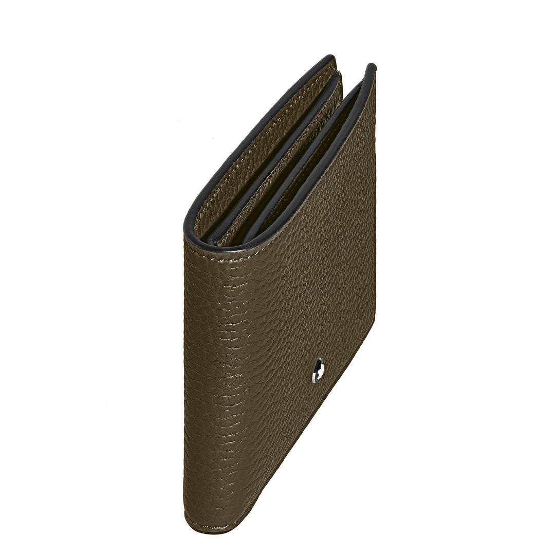 Cartera Montblanc 6cc caqui 220197