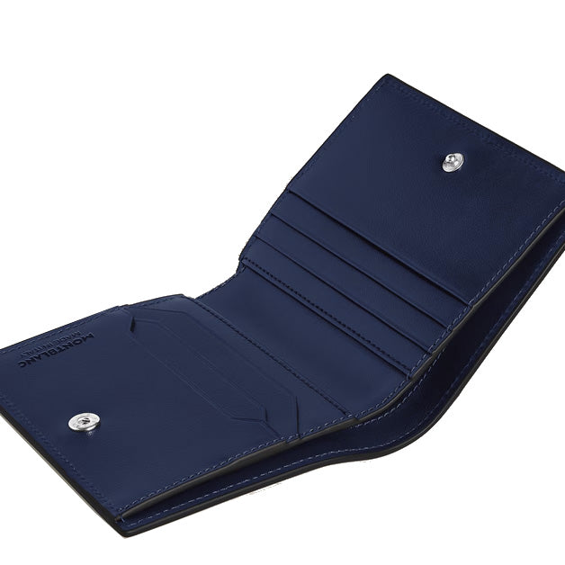 Cartera compacta Montblanc 6 bolsillos Meisterstück cuero negro 221322
