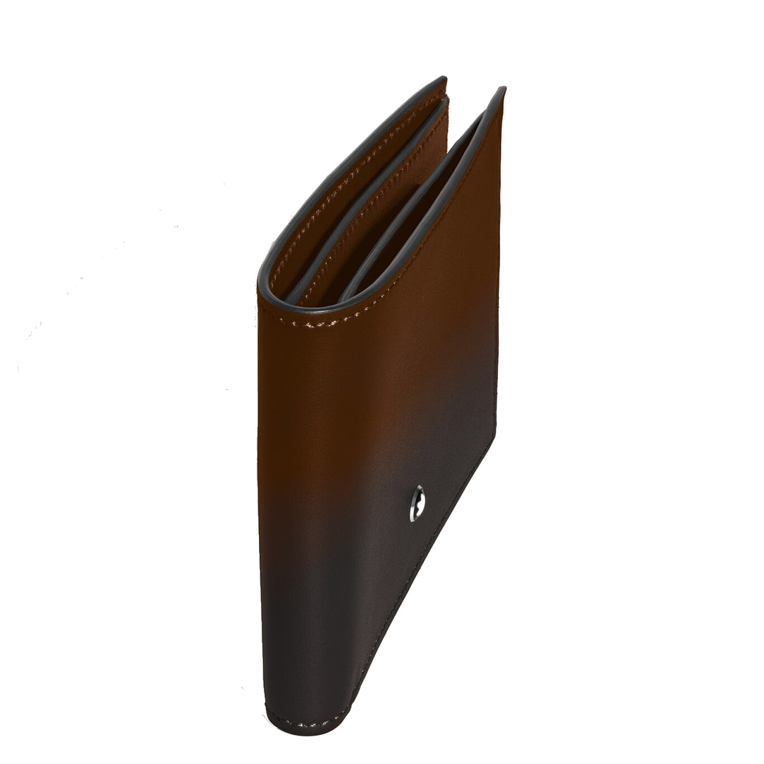 Cartera Montblanc 6 compartimentos Meisterstück sombreado marrón 220315