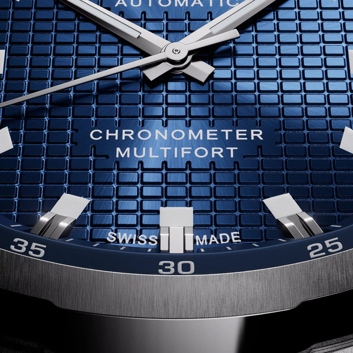 Reloj Mido Multifort TV Big Date Chronometer 40mm azul automático acero M049.567.11.041.00