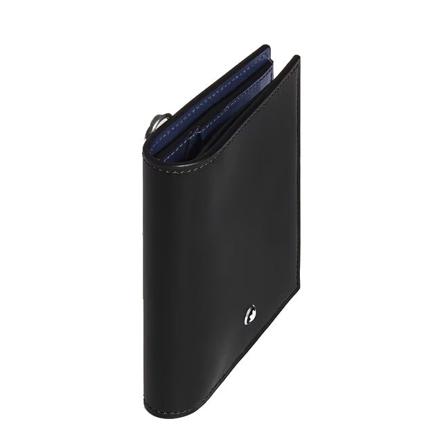 Cartera compacta Montblanc 6 bolsillos Meisterstück cuero negro 221322