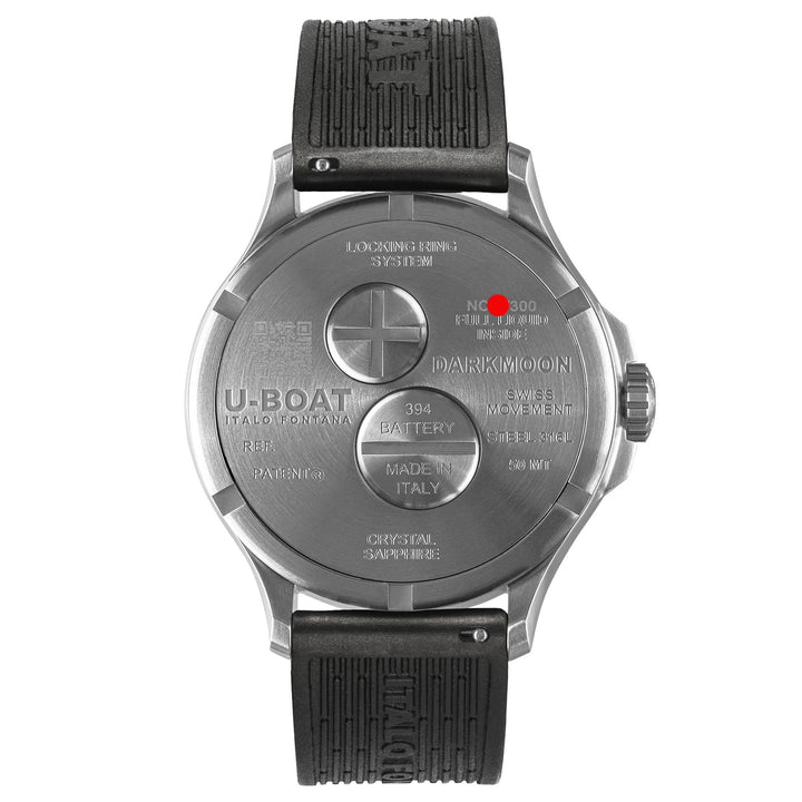Reloj U-BOAT Darkmoon 25° Edición limitada SS Blue Soleil 46mm acero cuarzo azul 2029