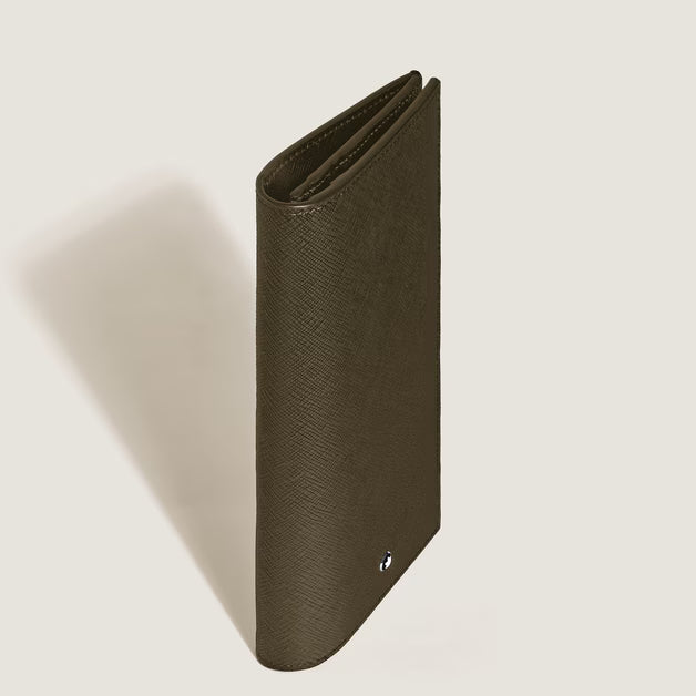 Cartera larga Montblanc 14 bolsillos Sartorial piel caqui 221364