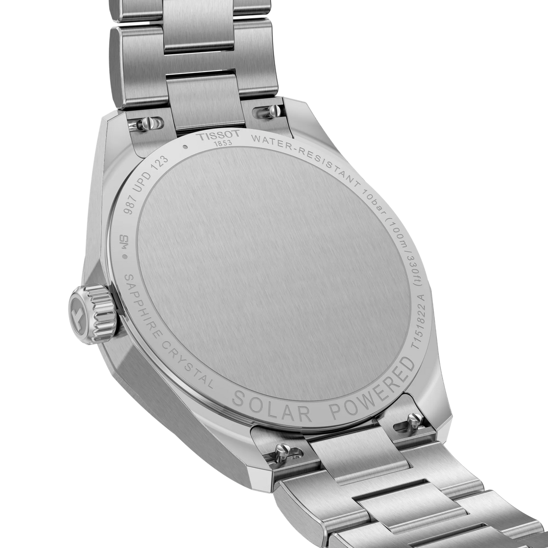 Tissot PRC 100 Solar 39mm acero cuarzo plateado T151.822.11.031.00