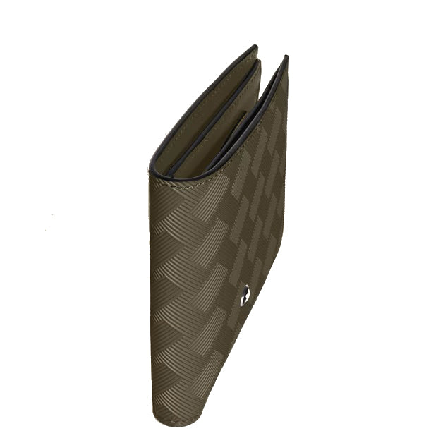 Cartera Montblanc de 6 bolsillos en piel Extreme caqui 221434