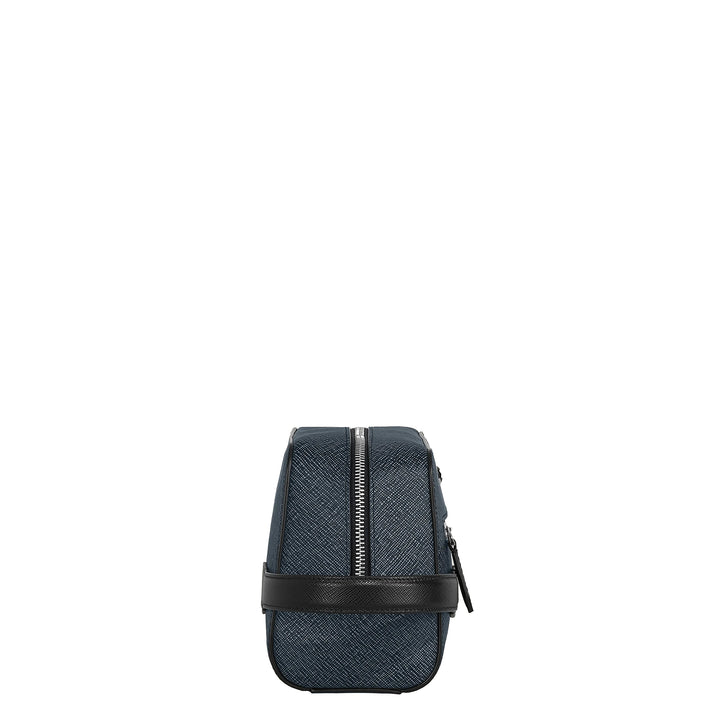 Bolso de mano Montblanc Sartorial de tweed azul 220339