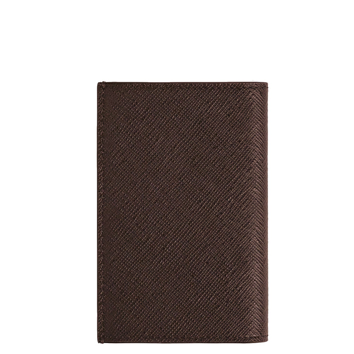 Montblanc portacarte 2 tasche pelle Sartorial ebony colour 223043