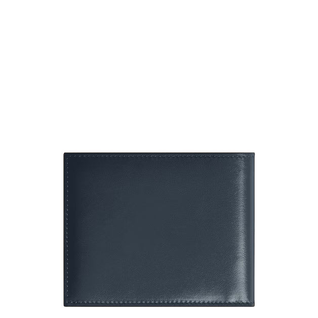Portefeuille Montblanc 6 poches cuir Meisterstück velours bleu 220446