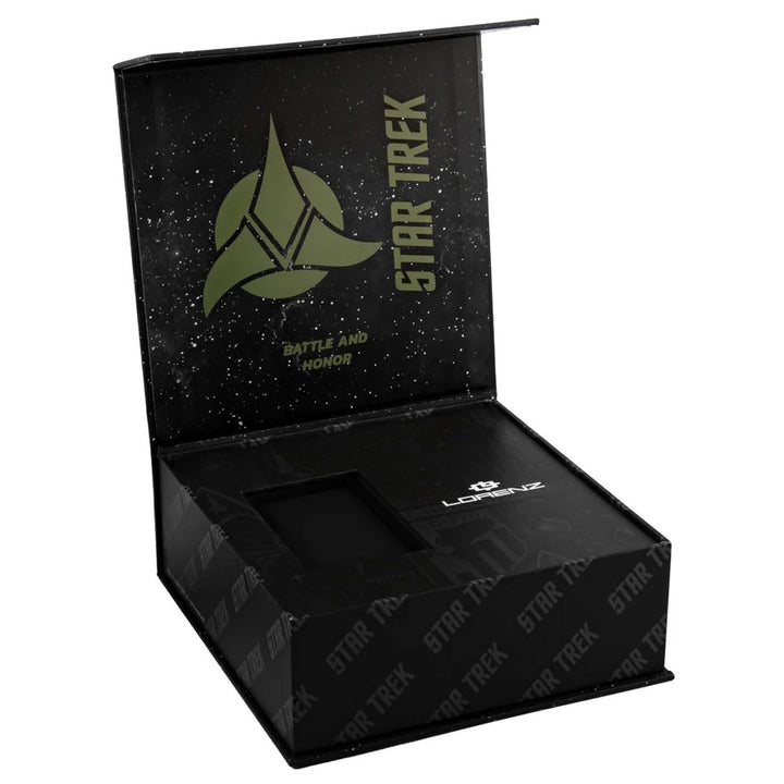 Reloj Lorenz STAR TREK Klingon 40x36 mm cuarzo verde acero acabado PVD verde 030287KL