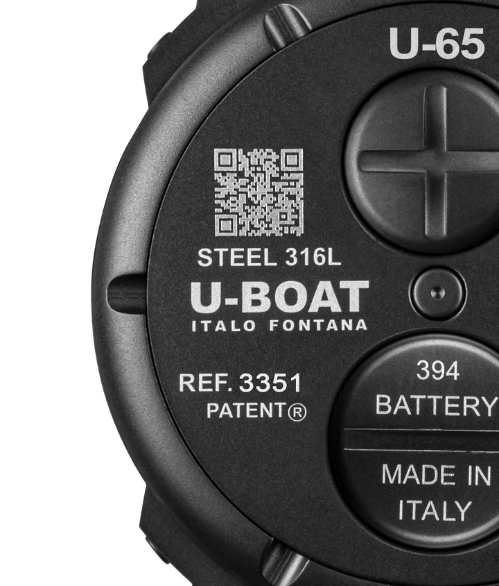 U-BOAT watch U-65 Green 44mm green quartz steel black PVD finish 3351