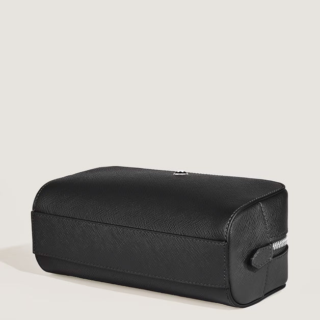 Neceser Montblanc Sartorial pequeño de piel negro 221572