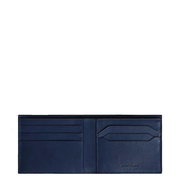 Montblanc portafoglio 6 tasche pelle Meisterstück nero 221320