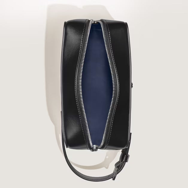 Montblanc trousse da toilette pelle Meisterstück nero 220408