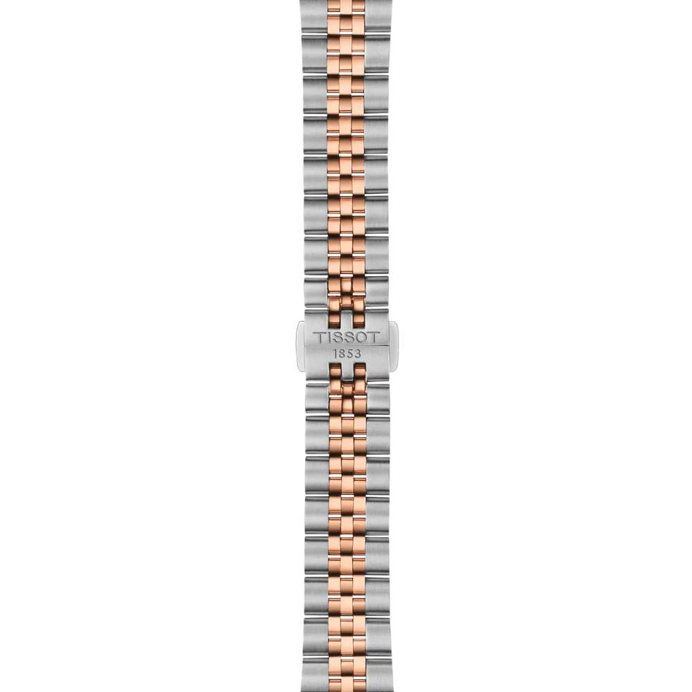 Ballade Tissot Watch 34mm Gorm Grianchloch Gorm Críochnaíonn PVD Pink Gold T156.210.22.041.00