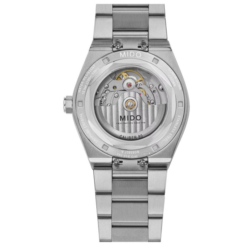 Reloj Mido Multifort 8 One Crown turquesa 40mm automático acero M055.507.11.041.00