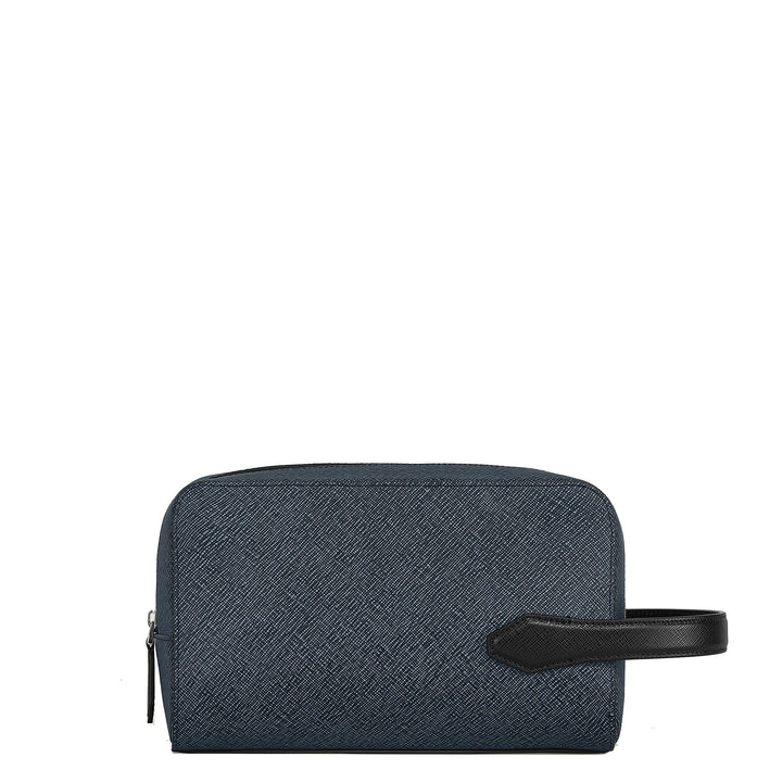 Bolso de mano Montblanc Sartorial de tweed azul 220339