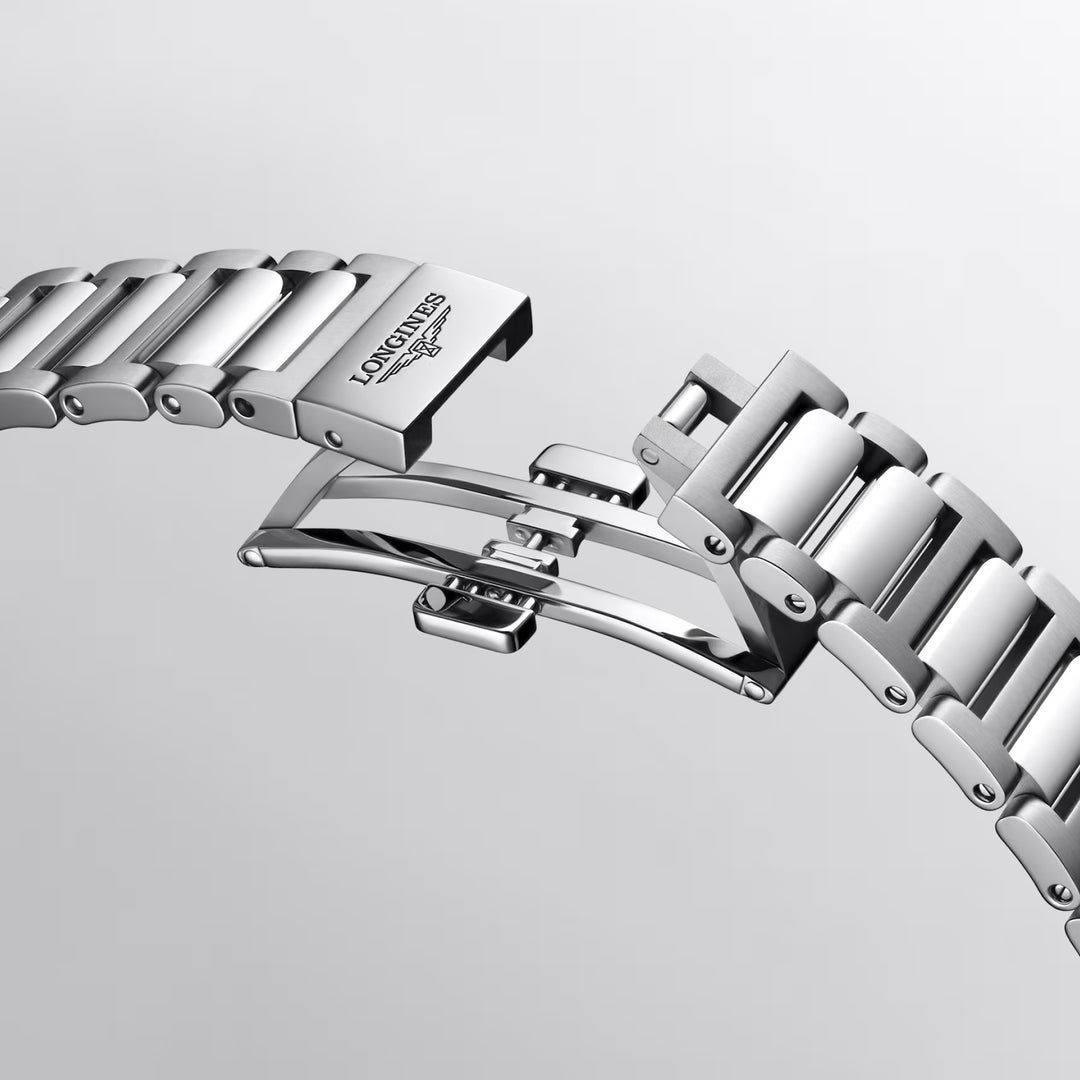 Reloj Longines Conquest 34mm automático verde de acero L3.430.4.02.6