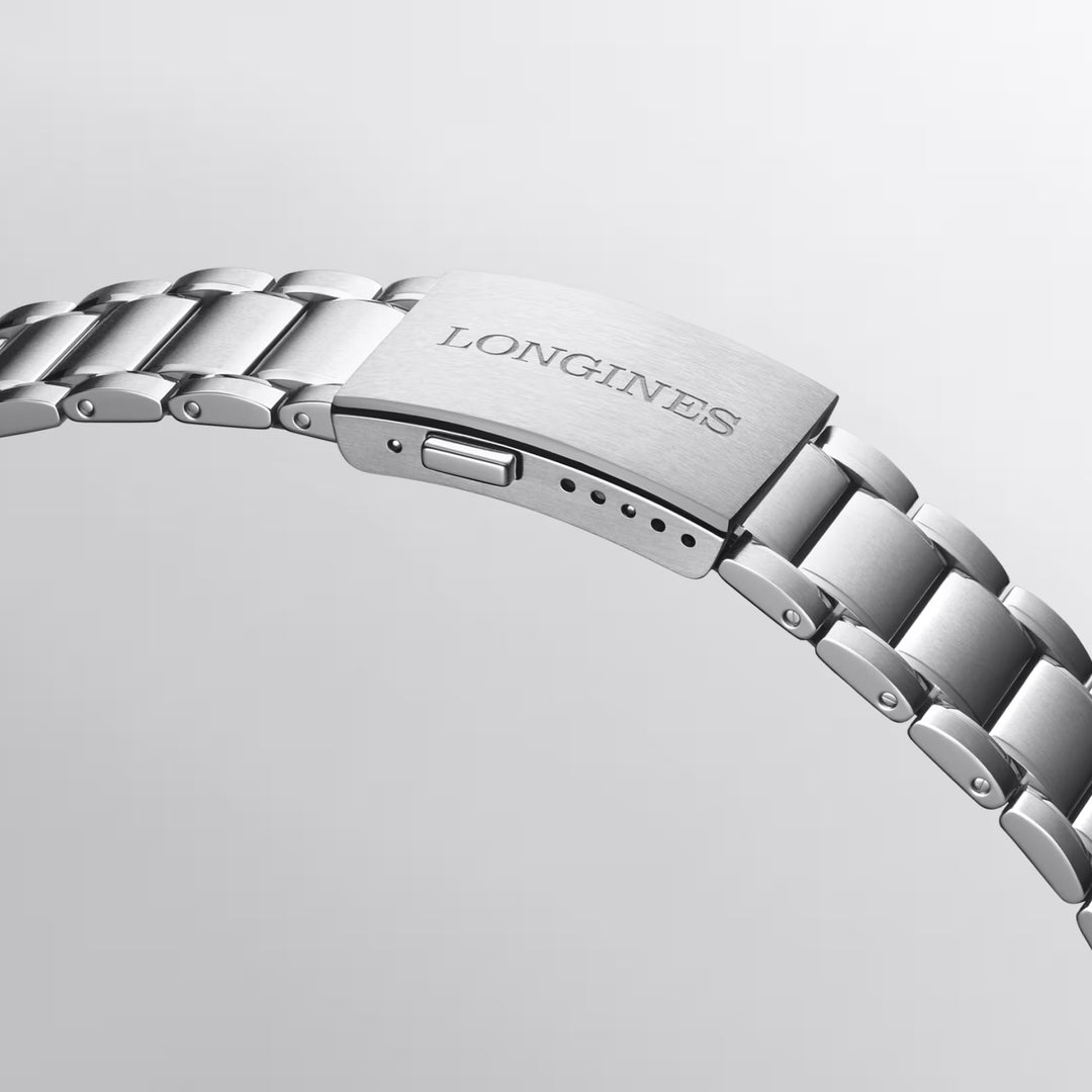 Montre Longines Spirit Zulu Time 39mm anthracite automatique acier L3.802.4.63.6