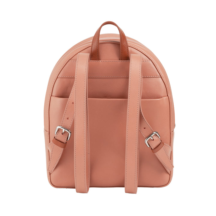 DUDU Mochila Colorida de Verano para Mujer en Piel Suave Mochila Multicolor con Doble Cremallera