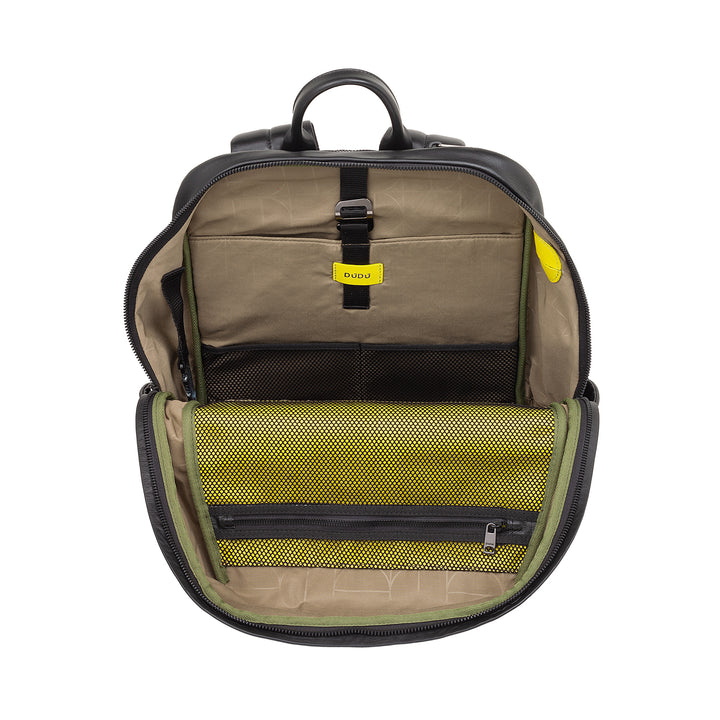 DUDU Sac à dos de voyage en cuir unisexe pour homme et femme – Sac à dos élégant et durable pour tablette, randonnée et travail – Bretelles réglables et design ergonomique