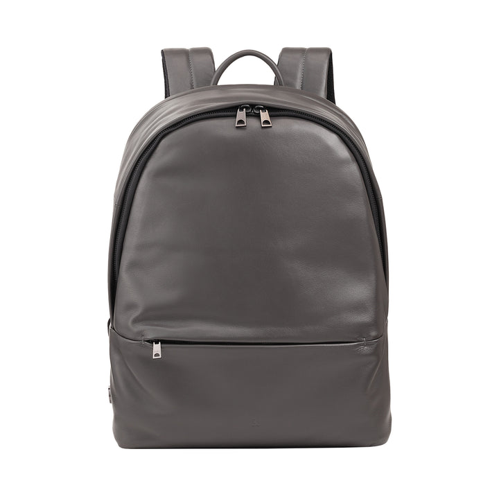 DUDU Sac à dos en cuir pour homme et femme, support PC 15 L – Sac à dos élégant de voyage et de travail avec poche rembourrée pour ordinateur portable (jusqu&