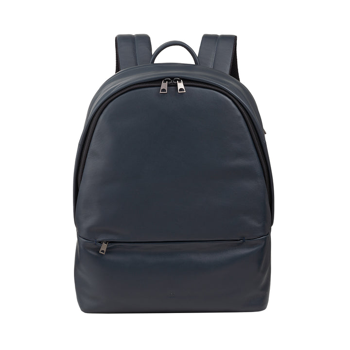 DUDU Sac à dos en cuir pour homme et femme, support PC 15 L – Sac à dos élégant de voyage et de travail avec poche rembourrée pour ordinateur portable (jusqu&