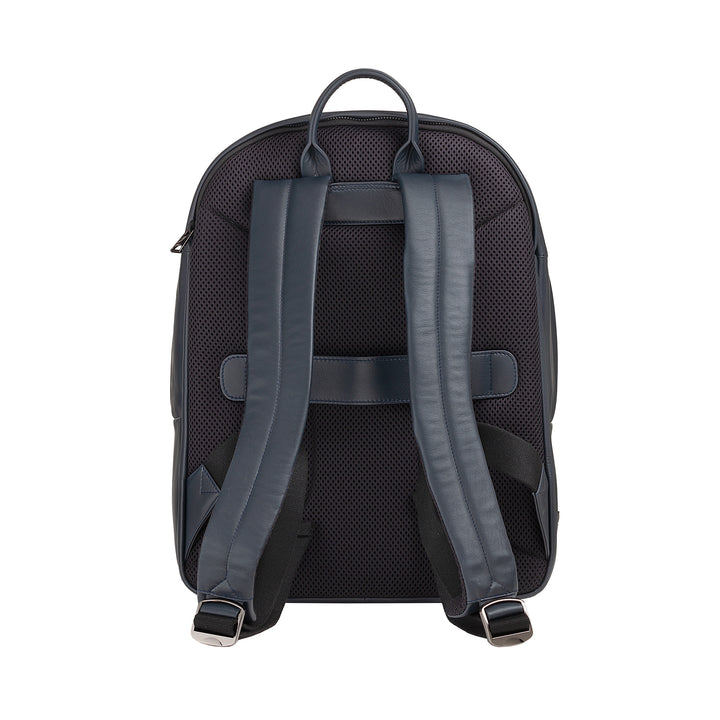 DUDU Sac à dos en cuir pour homme et femme, support PC 15 L – Sac à dos élégant de voyage et de travail avec poche rembourrée pour ordinateur portable (jusqu&
