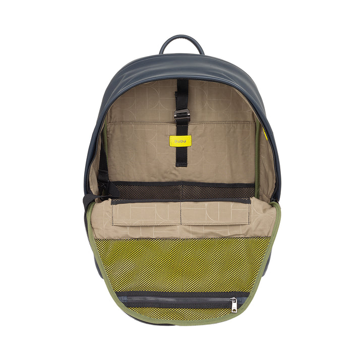 DUDU Sac à dos en cuir pour homme et femme, support PC 15 L – Sac à dos élégant de voyage et de travail avec poche rembourrée pour ordinateur portable (jusqu&