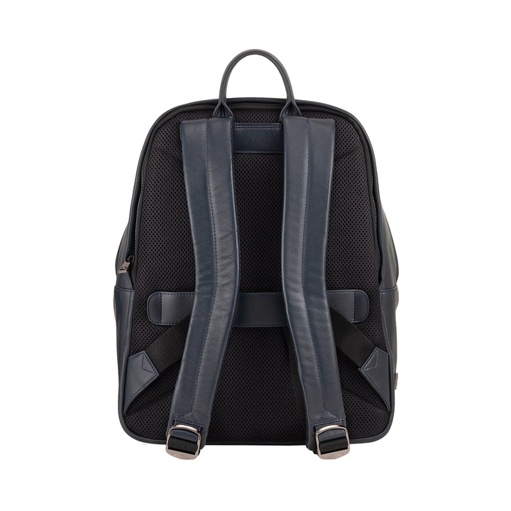 DUDU Leather Backpack for Men and Women, PC holder up to 15.6" MacBook 16 Inch, 20 Liter Travel Backpack, Office Work Backpack with an Elegant Essential Design