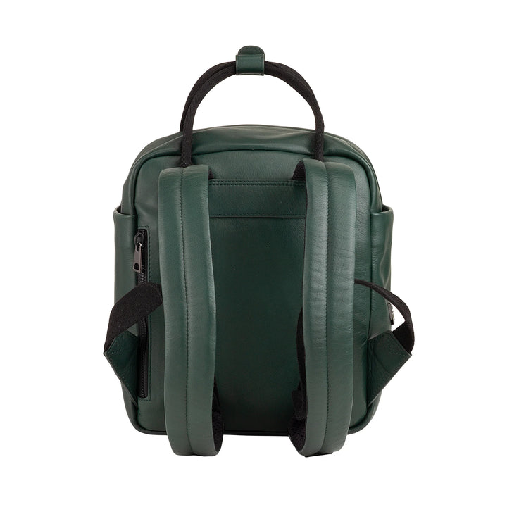 DUDU Zaino in Pelle Uomo Donna – Zainetto Casual Unisex Elegante e Compatto, 6,5 Litri, con Tasca Frontale e Scomparto Tablet, Perfetto per Lavoro, Viaggio e Tempo Libero