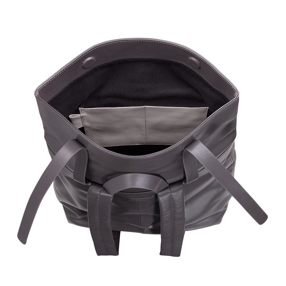 DUDU Zaino Colorato in Pelle da Uomo Donna, Zaino Grande Morbido 14L Multitasche Design Sportivo Casual