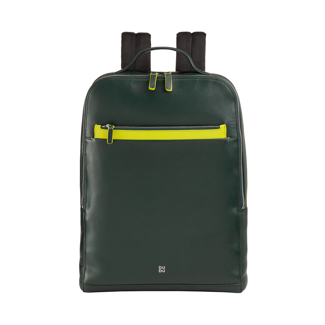 Dudu Men Portable PC Door and Leather Tablet ، double zip anti -backpack backpack ، backpack backpack with trolley Attack