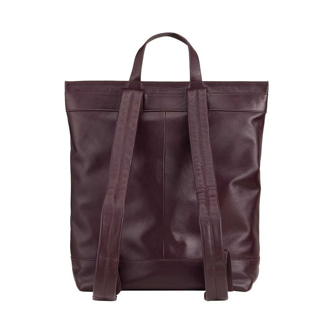 DUDU Mochila para Hombre, Mochila Informal Suave para Mujer en Piel Auténtica con Cremallera, Mochila Grande y Colorida para Trabajo y Ocio