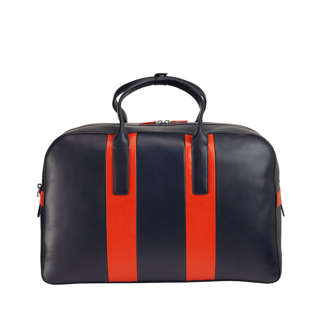 DUDU Borsone da Viaggio in Pelle a Tracolla, Borsa per Weekend Palestra da Uomo Donna 32L Grande, Weekender Travel Bag da 49cm - Capodagli 1937