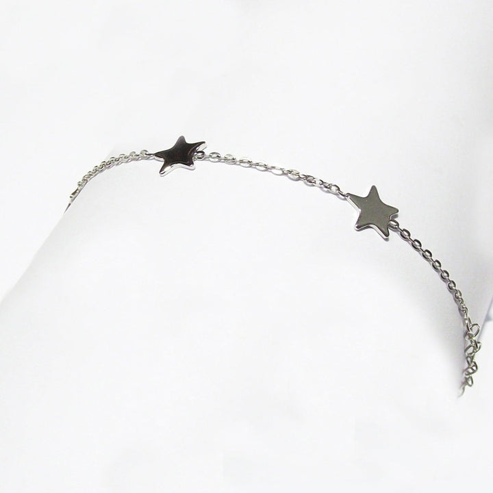 Bracelet Capodagli 5 étoiles argent 925 CPD-BRA-ARG-0004-B - Capodagli 1937