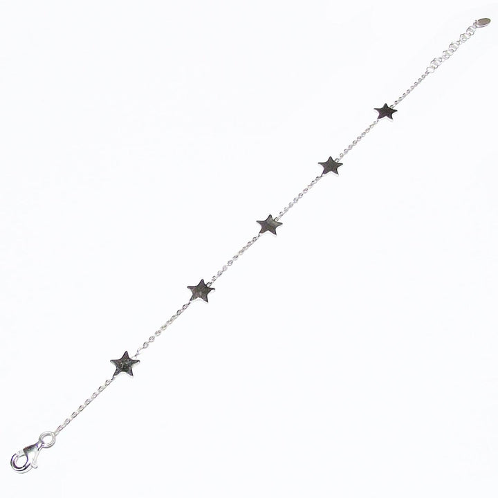 Bracelet Capodagli 5 étoiles argent 925 CPD-BRA-ARG-0004-B - Capodagli 1937