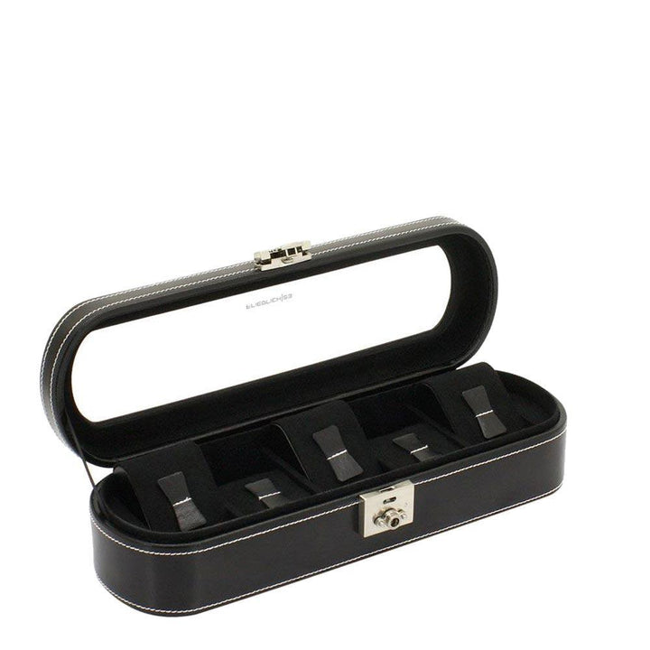 Friedrich23 5-seater oval watch box Black 26106-2 - Capodagli 1937