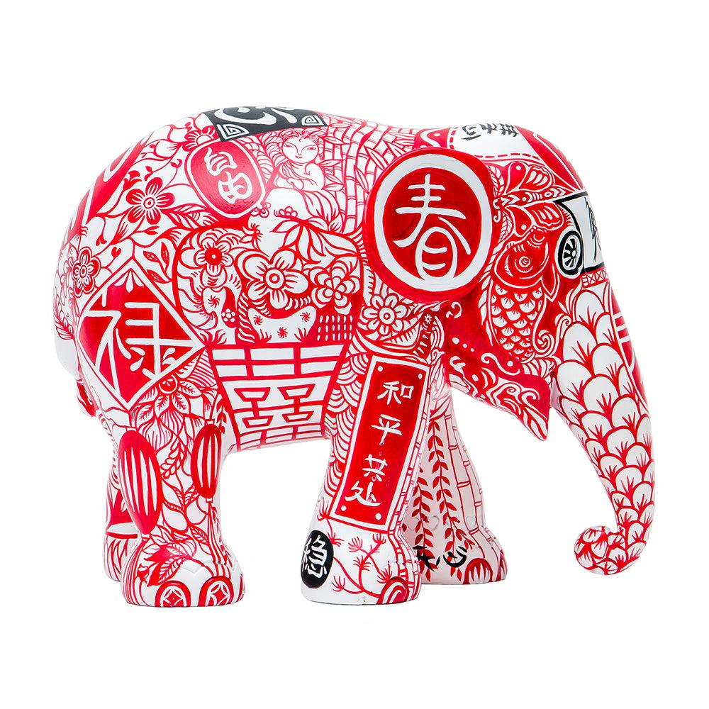 Elephant Parade éléphant Little Happy (Xiao Le) 15cm Edition Limitée 3000 LITTLE HAPPY 15 - Capodagli 1937